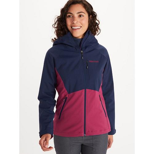 Marmot ROM 2.0 Jackets - Womens Softshell Jacket Navy CA2046578 Canada